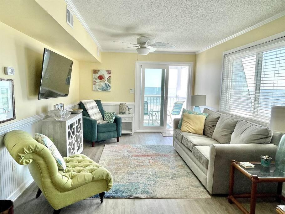*2Br Oceanfront Retreat*King Ensuite*Pool*Nmb Cherry Grove*Pc4 Myrtle Beach Extérieur photo