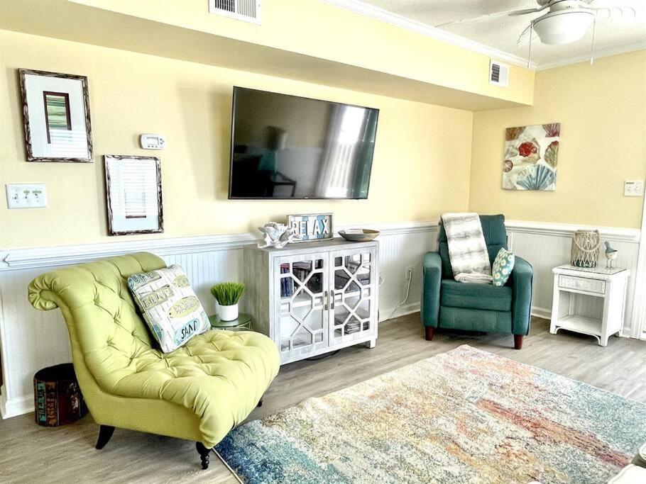 *2Br Oceanfront Retreat*King Ensuite*Pool*Nmb Cherry Grove*Pc4 Myrtle Beach Extérieur photo