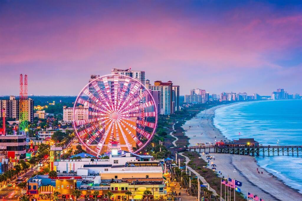 *2Br Oceanfront Retreat*King Ensuite*Pool*Nmb Cherry Grove*Pc4 Myrtle Beach Extérieur photo