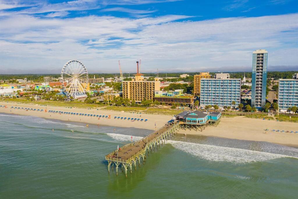 *2Br Oceanfront Retreat*King Ensuite*Pool*Nmb Cherry Grove*Pc4 Myrtle Beach Extérieur photo