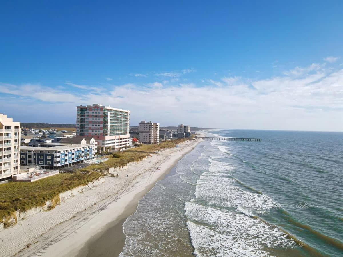 *2Br Oceanfront Retreat*King Ensuite*Pool*Nmb Cherry Grove*Pc4 Myrtle Beach Extérieur photo