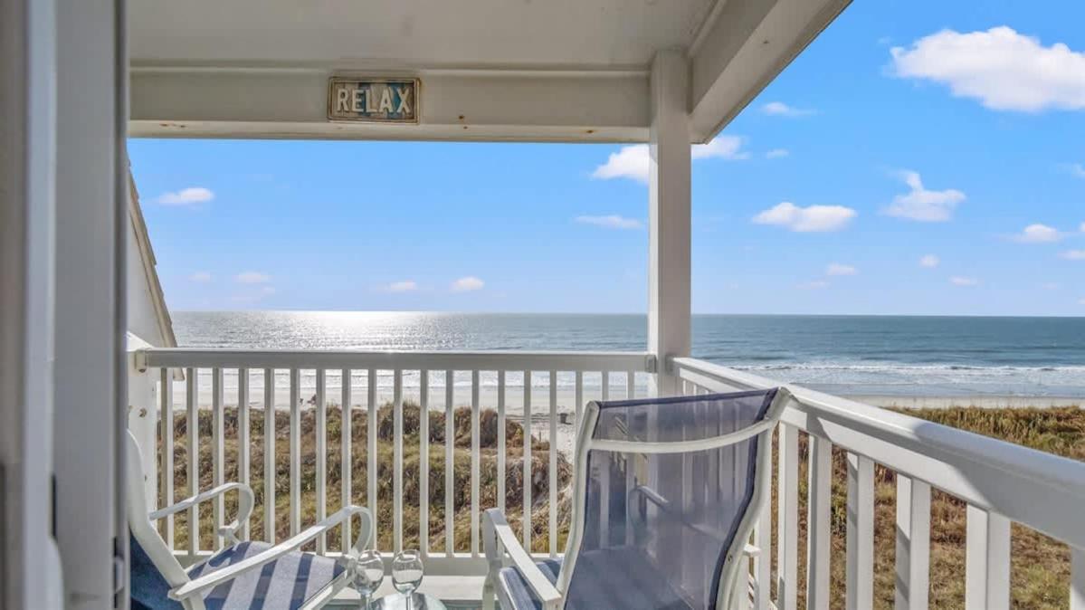 *2Br Oceanfront Retreat*King Ensuite*Pool*Nmb Cherry Grove*Pc4 Myrtle Beach Extérieur photo
